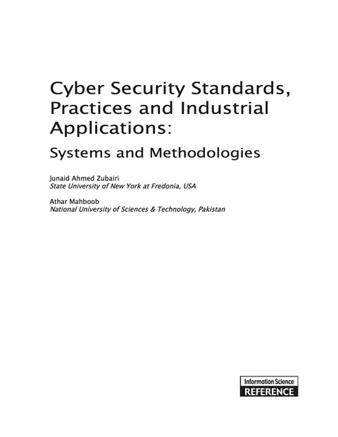 Cover image for book Cyber Security Standards, Practices and Industrial Applications