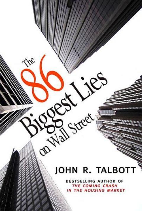 Cover image for book The 86 Biggest Lies on Wall Street