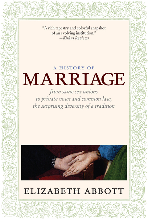 Cover image for book A History of Marriage