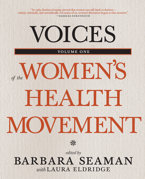 Cover image for book Voices of the Women's Health Movement, Volume 1