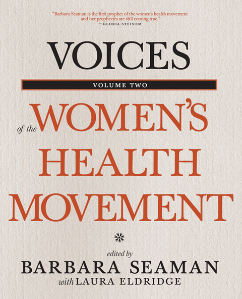 Cover image for book Voices of the Women's Health Movement, Volume 2