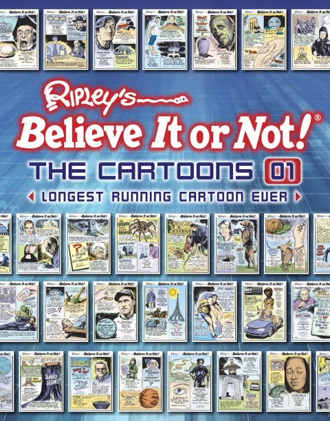 Cover image for book Ripley's Believe It or Not! The Cartoons 01