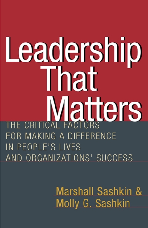 Cover image for book Leadership That Matters