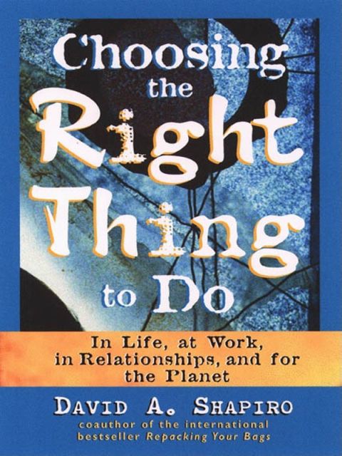 Cover image for book Choosing the Right Thing to Do