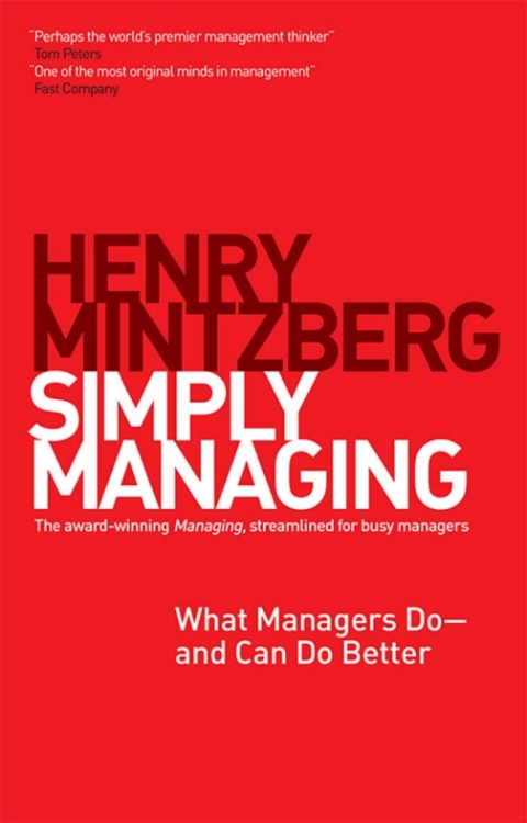 Cover image for book Simply Managing