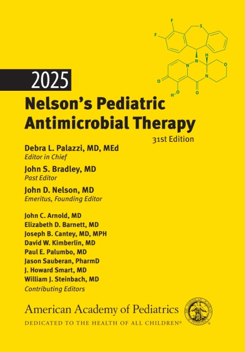 Cover image for book 2025 Nelson's Pediatric Antimicrobial Therapy