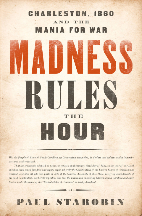 Cover image for book Madness Rules the Hour