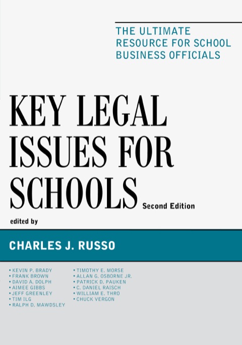 Cover image for book Key Legal Issues for Schools