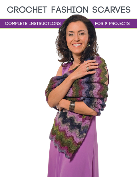 Cover image for book Crochet Fashion Scarves