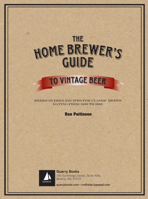Cover image for book The Home Brewer's Guide to Vintage Beer