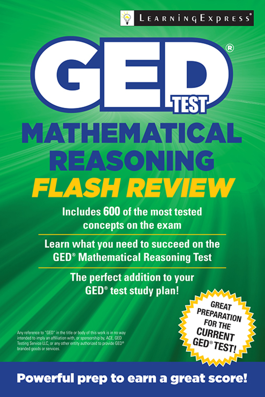 GED Test Mathematics Flash Review (eBook)