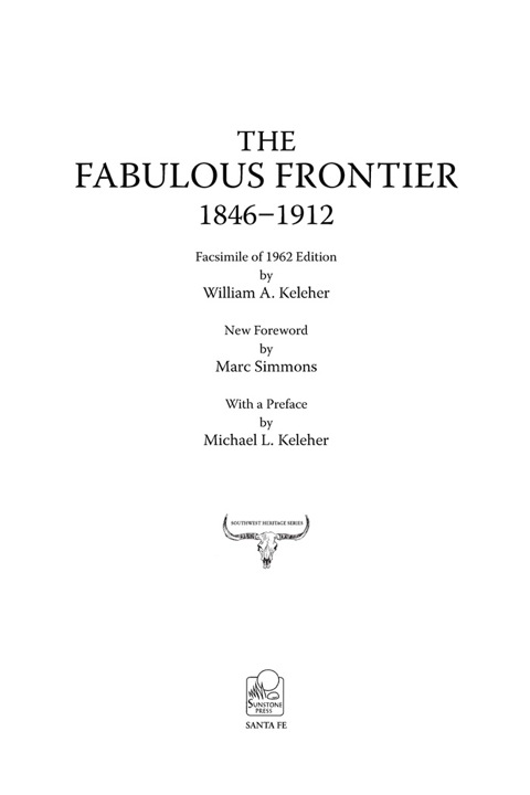Cover image for book The Fabulous Frontier, 1846-1912