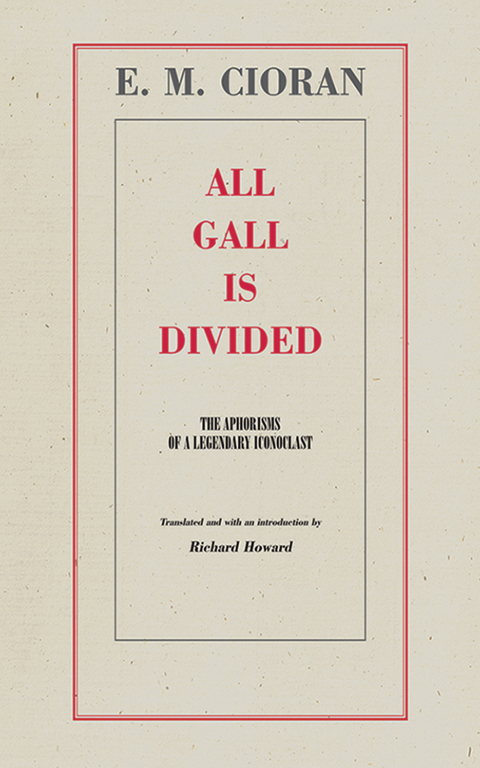 Cover image for book All Gall Is Divided