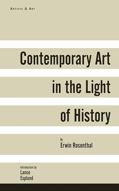 Cover image for book Contemporary Art in the Light of History