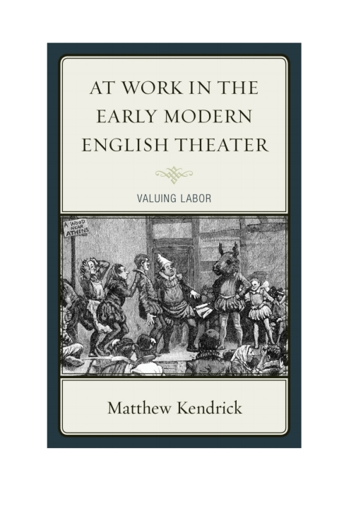 Cover image for book At Work in the Early Modern English Theater