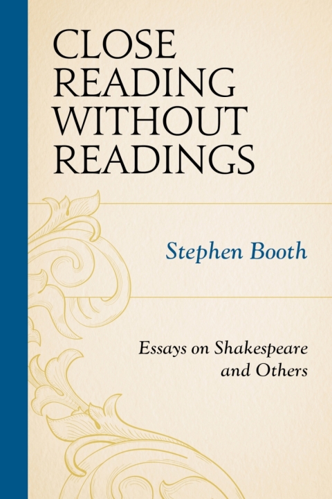 Cover image for book Close Reading without Readings