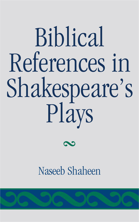 Cover image for book Biblical References in Shakespeare's Plays