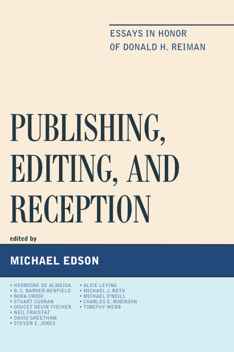 Cover image for book Publishing, Editing, and Reception