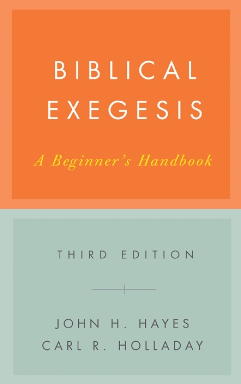 Cover image for book Biblical Exegesis, Third Edition