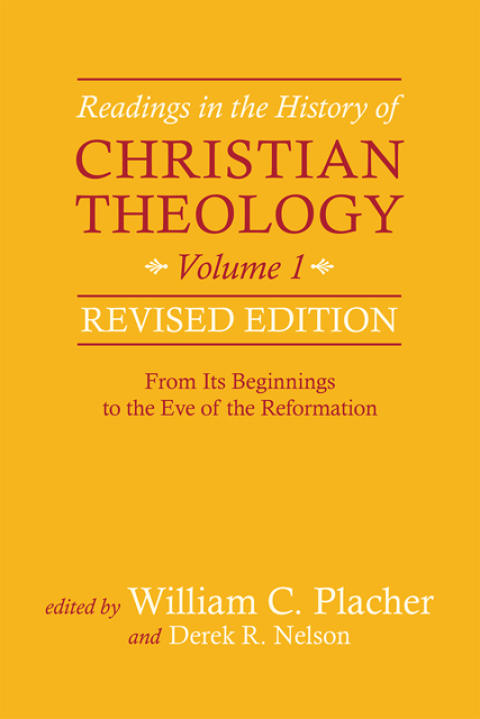 Cover image for book Readings in the History of Christian Theology, Volume 1, Revised Edition