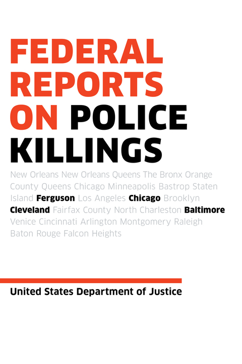 Cover image for book Federal Reports on Police Killings