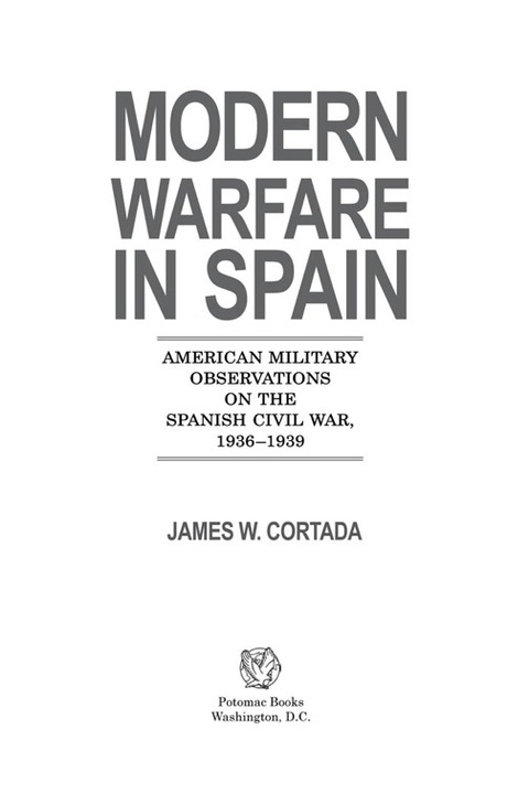 Cover image for book Modern Warfare in Spain