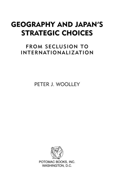 Cover image for book Geography and Japan's Strategic Choices