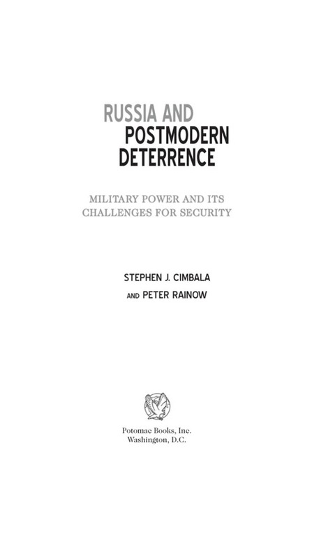 Cover image for book Russia and Postmodern Deterrence