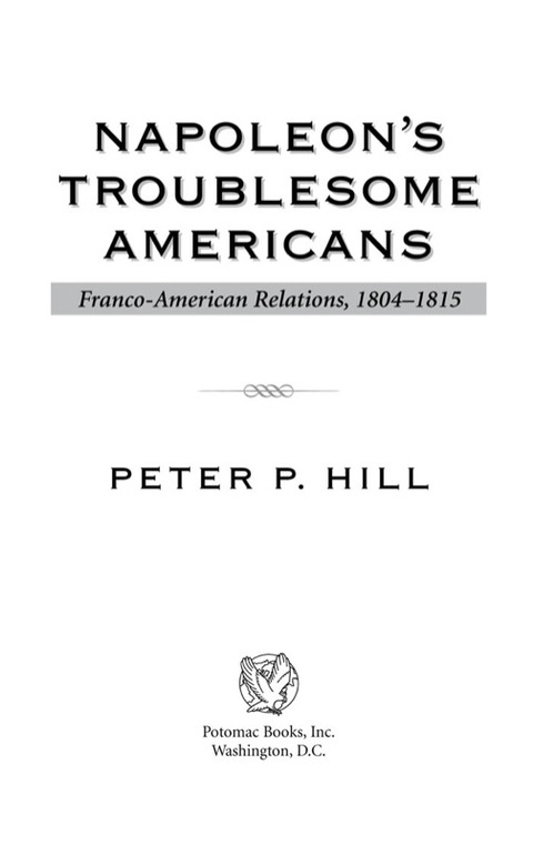 Cover image for book Napoleon's Troublesome Americans