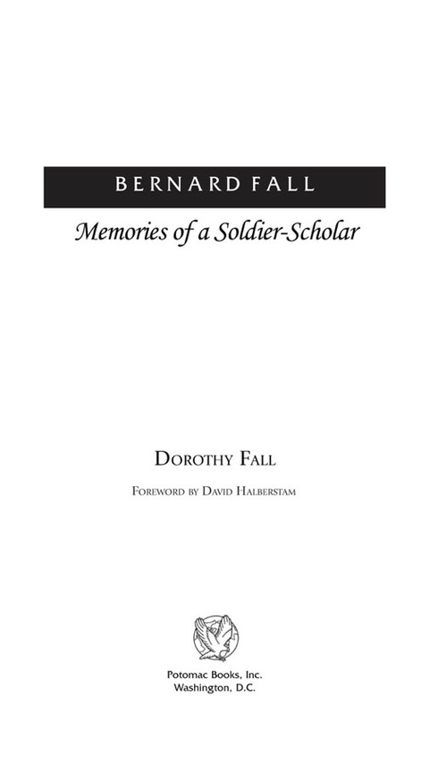 Cover image for book Bernard Fall