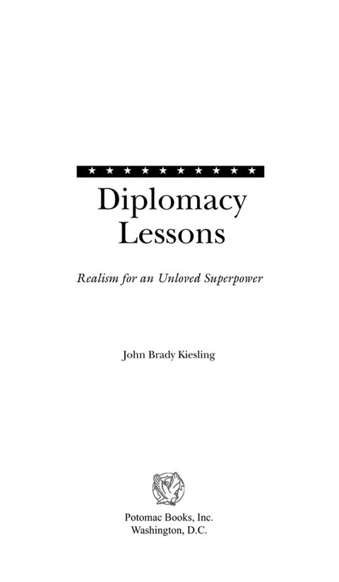 Cover image for book Diplomacy Lessons