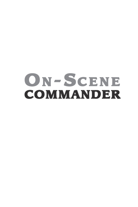 Cover image for book On-Scene Commander