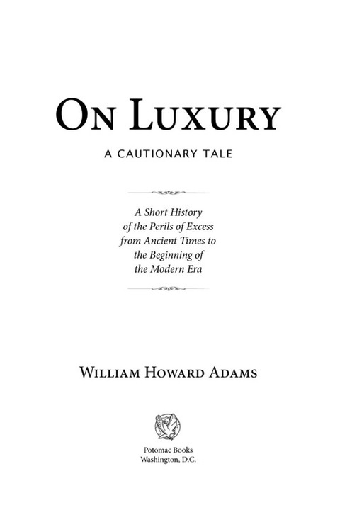 Cover image for book On Luxury