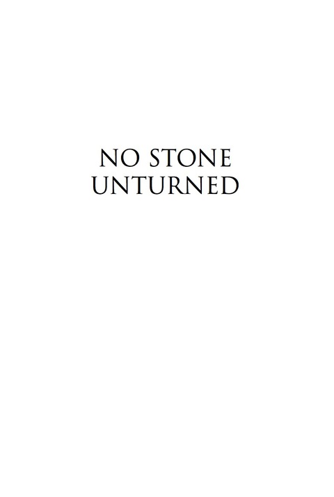 Cover image for book No Stone Unturned