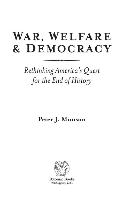 Cover image for book War, Welfare & Democracy