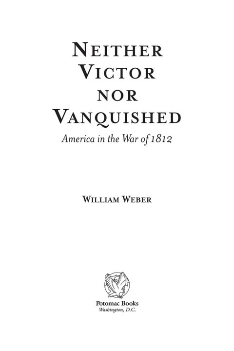 Cover image for book Neither Victor Nor Vanquished