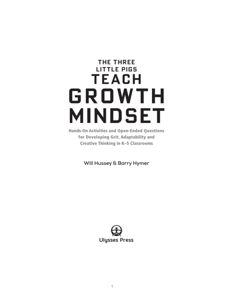 Cover image for book The Three Little Pigs Teach Growth Mindset