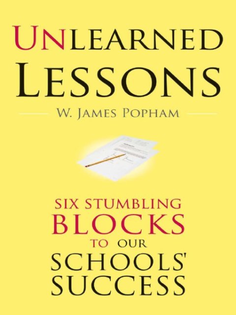 Cover image for book Unlearned Lessons