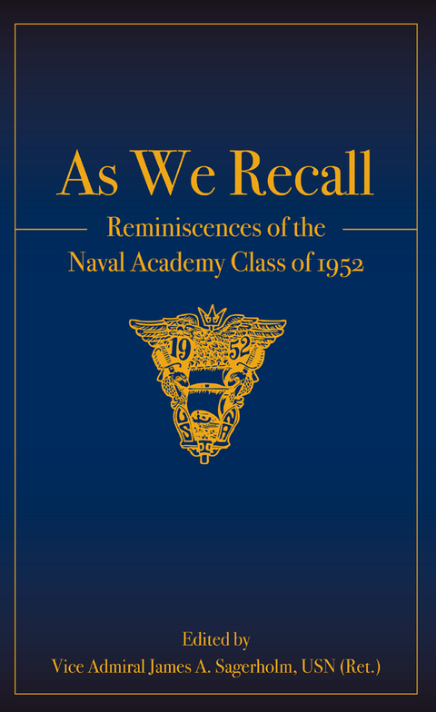 Cover image for book As We Recall