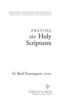 Cover image: Praying the Holy Scriptures