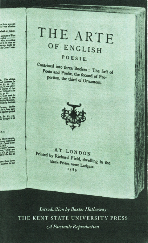 Cover image for book The Arte of English Poesie