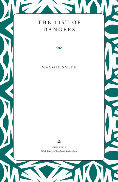 Cover image for book The List of Dangers