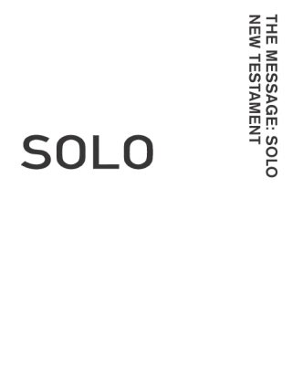 The Message Solo New Testament