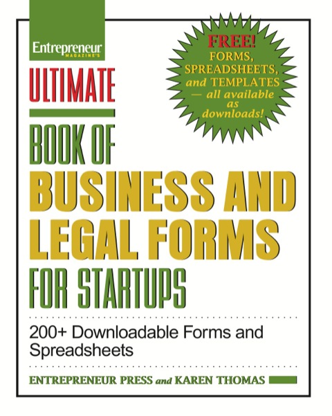 Cover image for book Ultimate Book of Business and Legal Forms for Startups