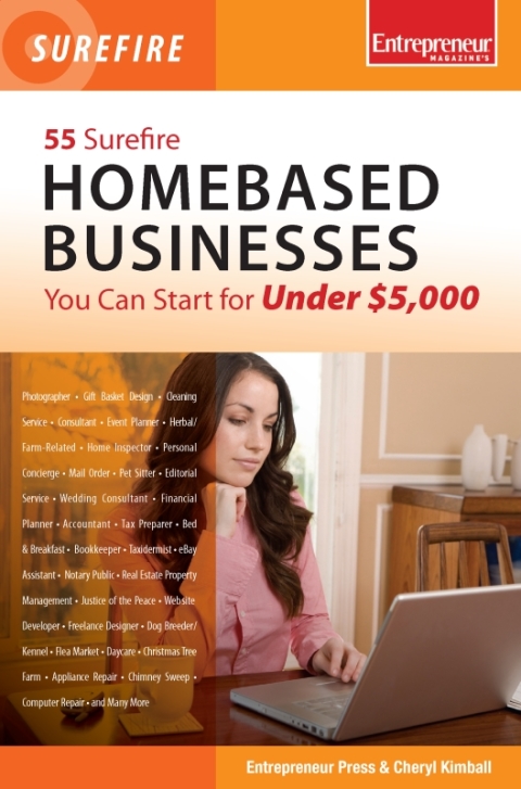 Cover image for book 55 Surefire Homebased Businesses You Can Start for Under $5000