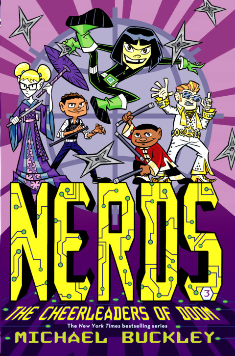 Cover image for book The Cheerleaders of Doom (NERDS Book Three)