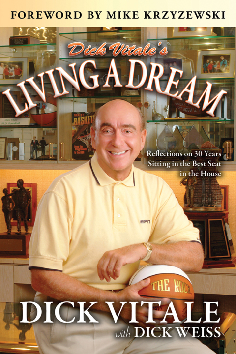 Cover image for book Dick Vitale's Living A Dream
