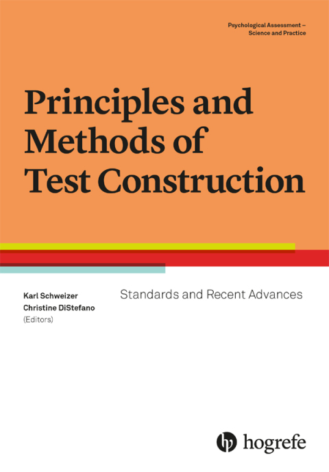 Cover image for book Principles and Methods of Test Construction