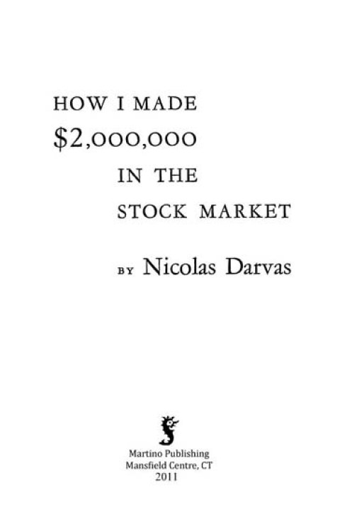 Cover image for book How I Made $2,000,000 in the Stock Market