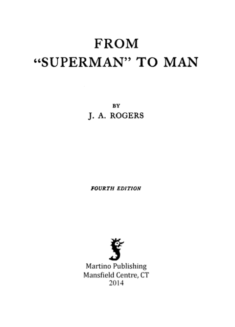 Cover image for book From Superman to Man